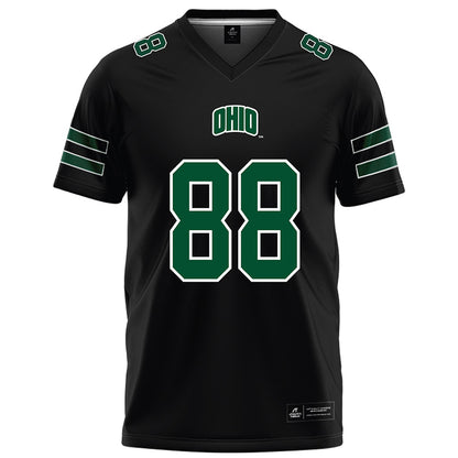 Ohio - NCAA Football : Caleb Gossett - Black Football Jersey