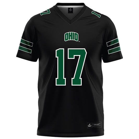 Ohio - NCAA Football : Caleb Chamberlin - Black Football Jersey-0