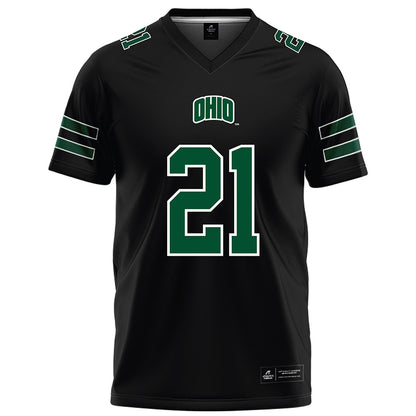 Ohio - NCAA Football : Donovan Walker - Black Football Jersey