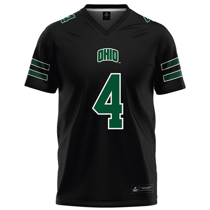 Ohio - NCAA Football : Jacob Winters - Black Football Jersey