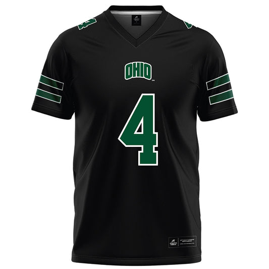 Ohio - NCAA Football : Jacob Winters - Black Football Jersey