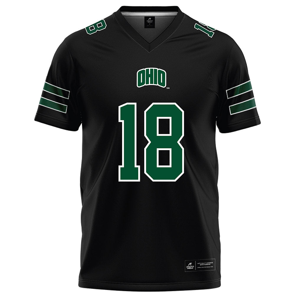 Ohio - NCAA Football : Andrew Vera - Black Football Jersey-0
