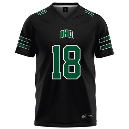 Ohio - NCAA Football : Andrew Vera - Black Football Jersey-0