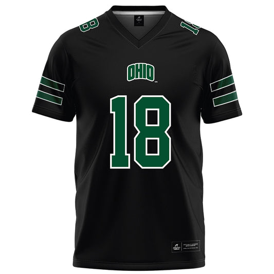 Ohio - NCAA Football : Andrew Vera - Black Football Jersey-0