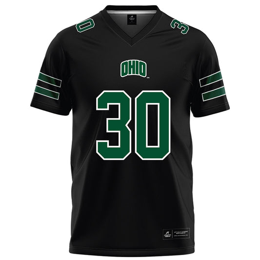 Ohio - NCAA Football : Charlie Christopher - Black Football Jersey-0