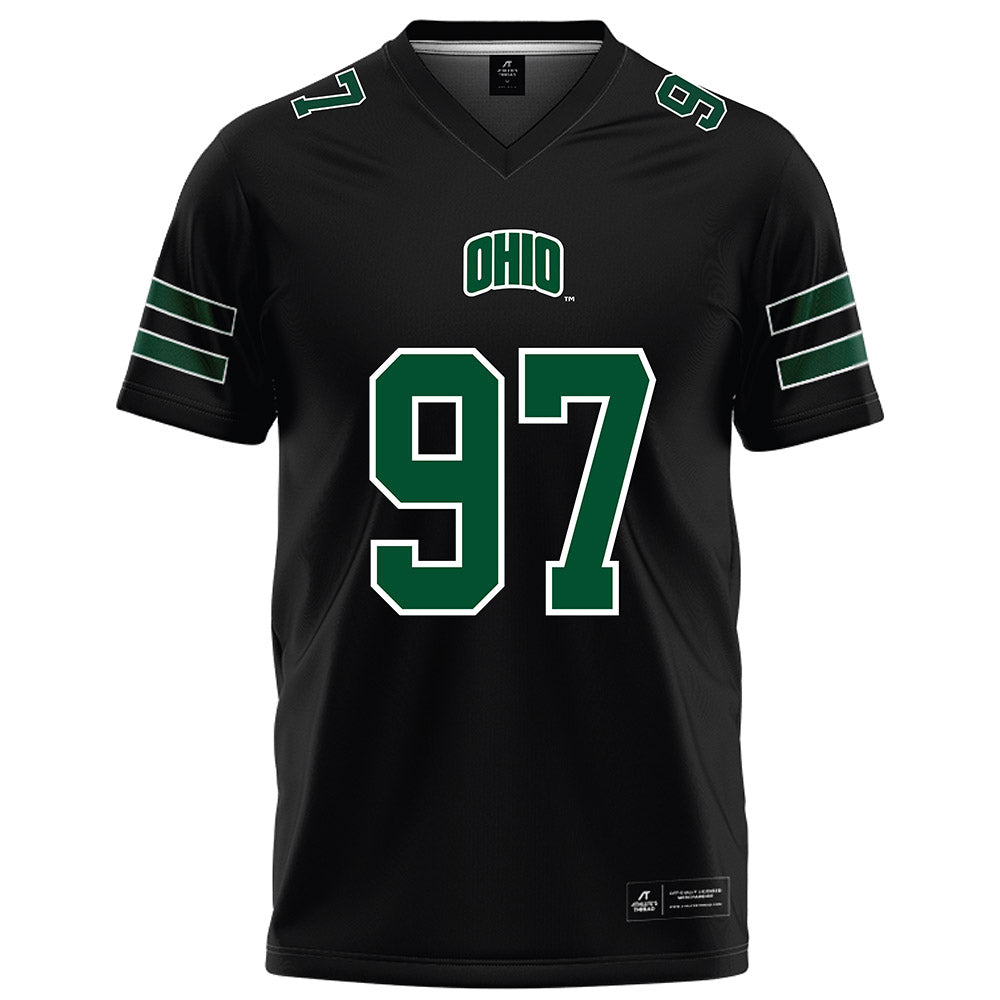 Ohio - NCAA Football : Austin Mitchell - Black Football Jersey