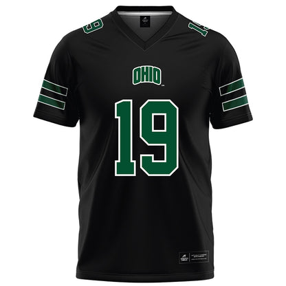 Ohio - NCAA Football : Dominic Dorwart - Black Football Jersey