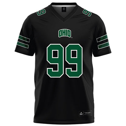 Ohio - NCAA Football : Joey Woolard - Black Football Jersey