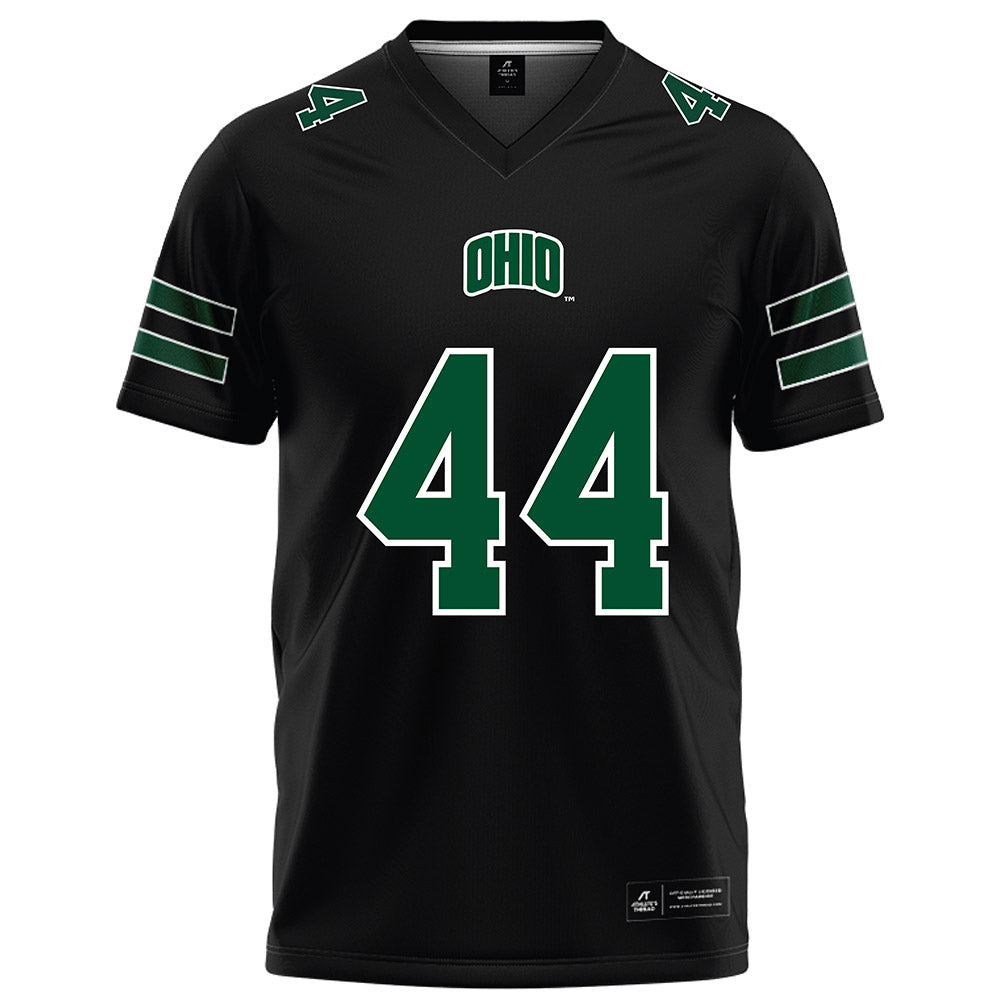 Ohio - NCAA Football : Nehemiah Dukes - Black Football Jersey-0