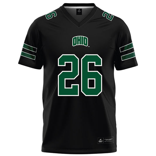 Ohio - NCAA Football : Lamarion Shumpert - Black Football Jersey-0