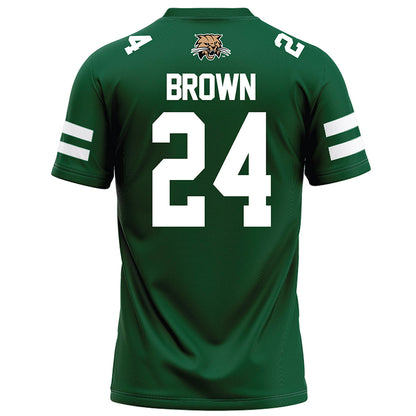 Ohio - NCAA Football : Irving Brown - Green Football Jersey-1