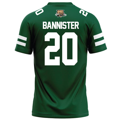 Ohio - NCAA Football : Kendall Bannister - Green Football Jersey