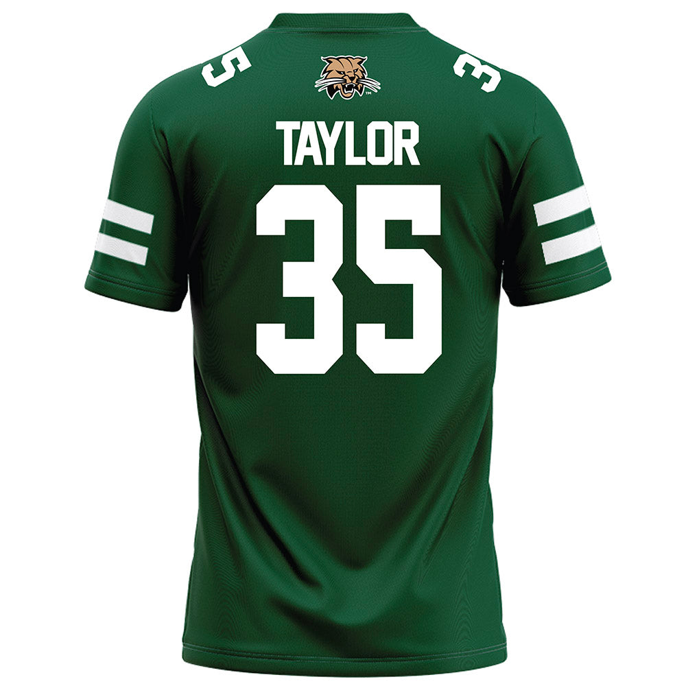 Ohio - NCAA Football : Shay Taylor - Green Football Jersey