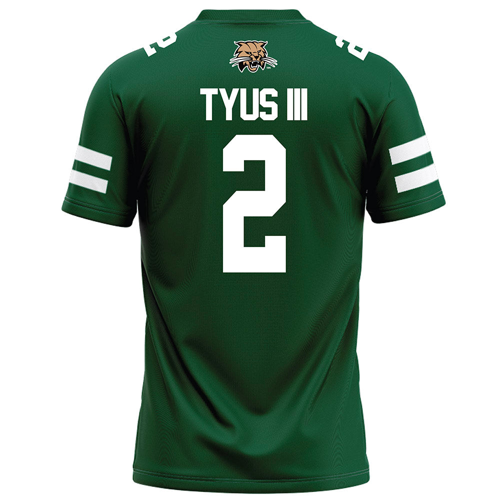 Ohio - NCAA Football : Anthony Tyus III - Green Football Jersey