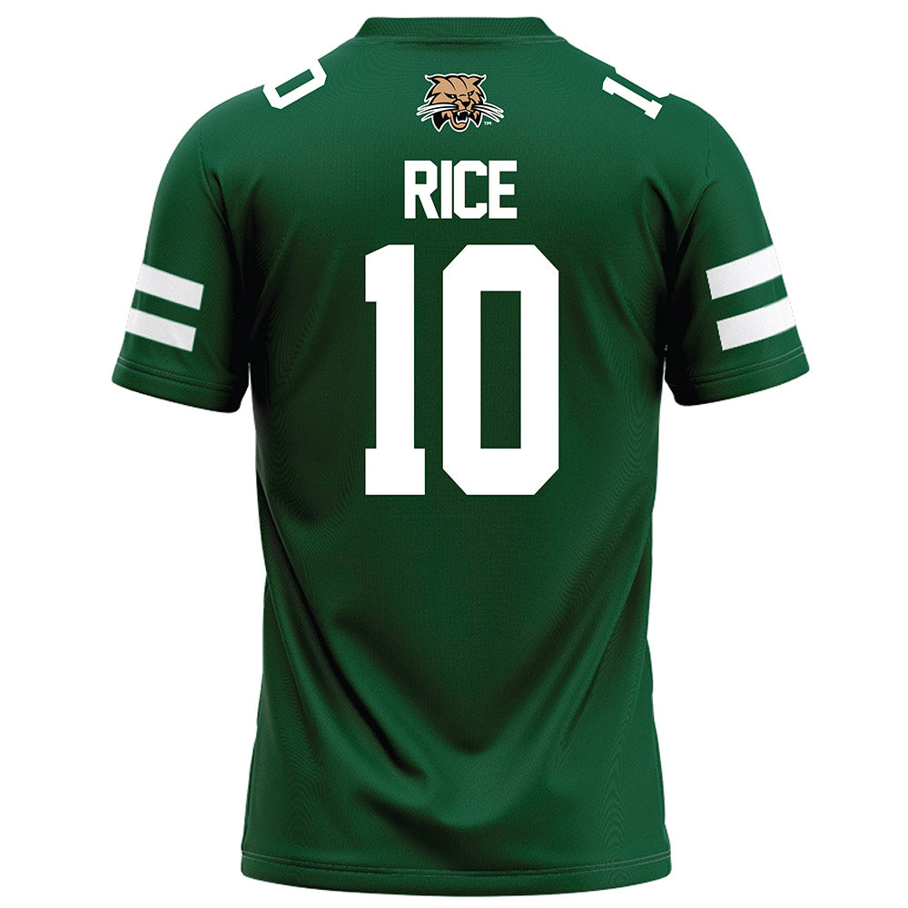 Ohio - NCAA Football : Cam Rice - Green Football Jersey