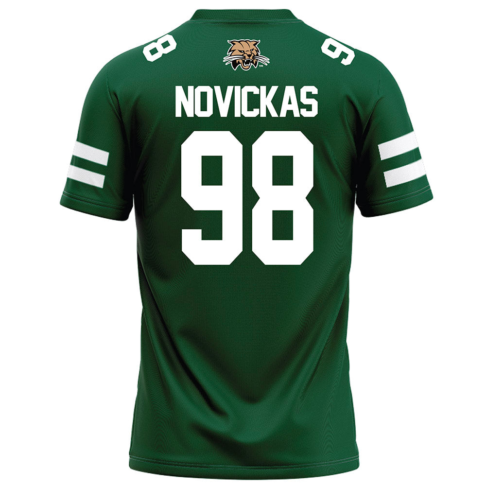 Ohio - NCAA Football : Danny Novickas - Green Football Jersey