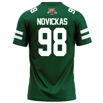 Ohio - NCAA Football : Danny Novickas - Green Football Jersey