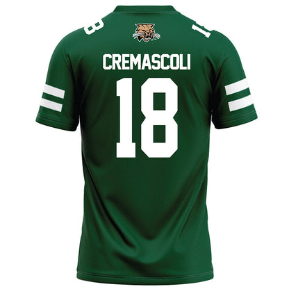 Ohio - NCAA Football : Miles Cremascoli - Green Football Jersey