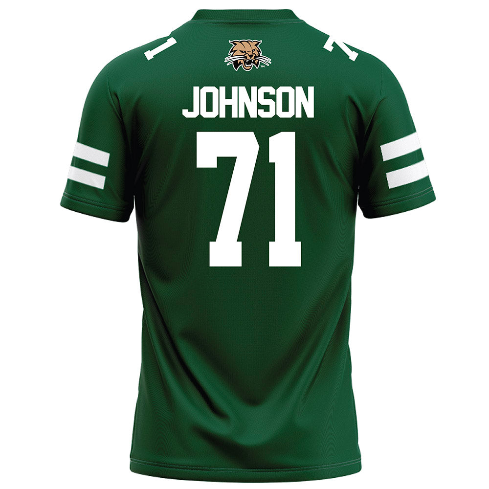 Ohio - NCAA Football : Aidan Johnson - Green Football Jersey