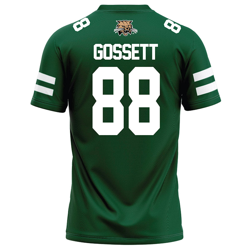 Ohio - NCAA Football : Caleb Gossett - Green Football Jersey