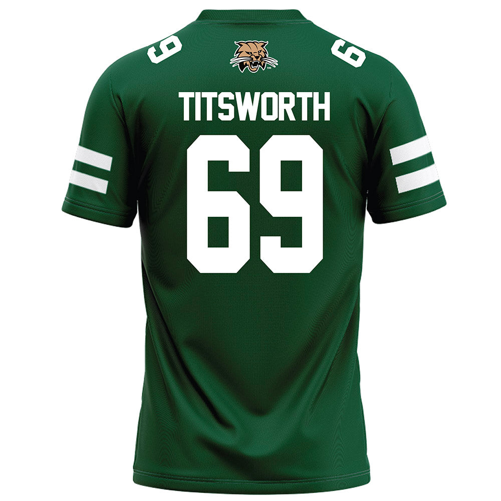 Ohio - NCAA Football : Parker Titsworth - Green Football Jersey