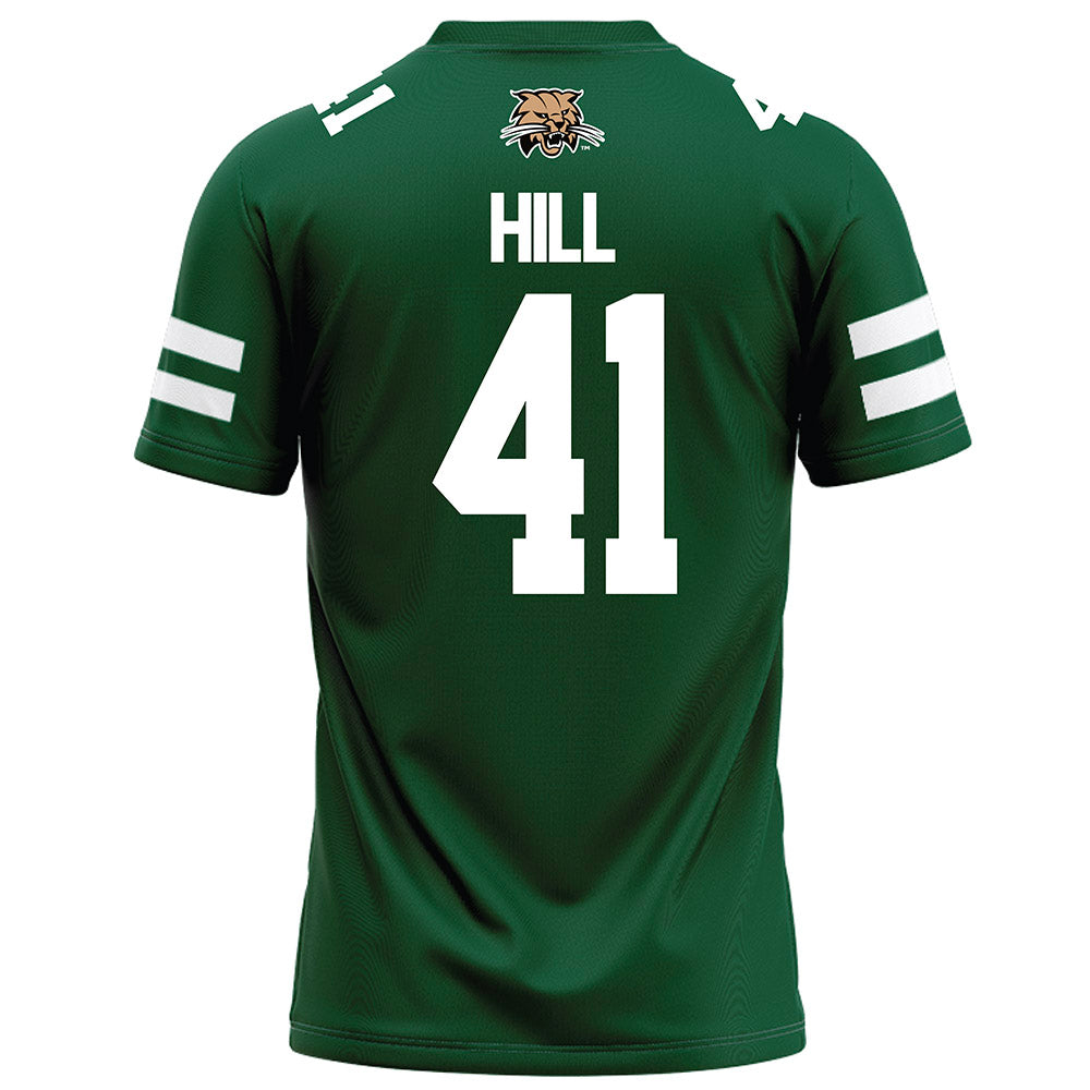 Ohio - NCAA Football : Creed Hill - Green Football Jersey