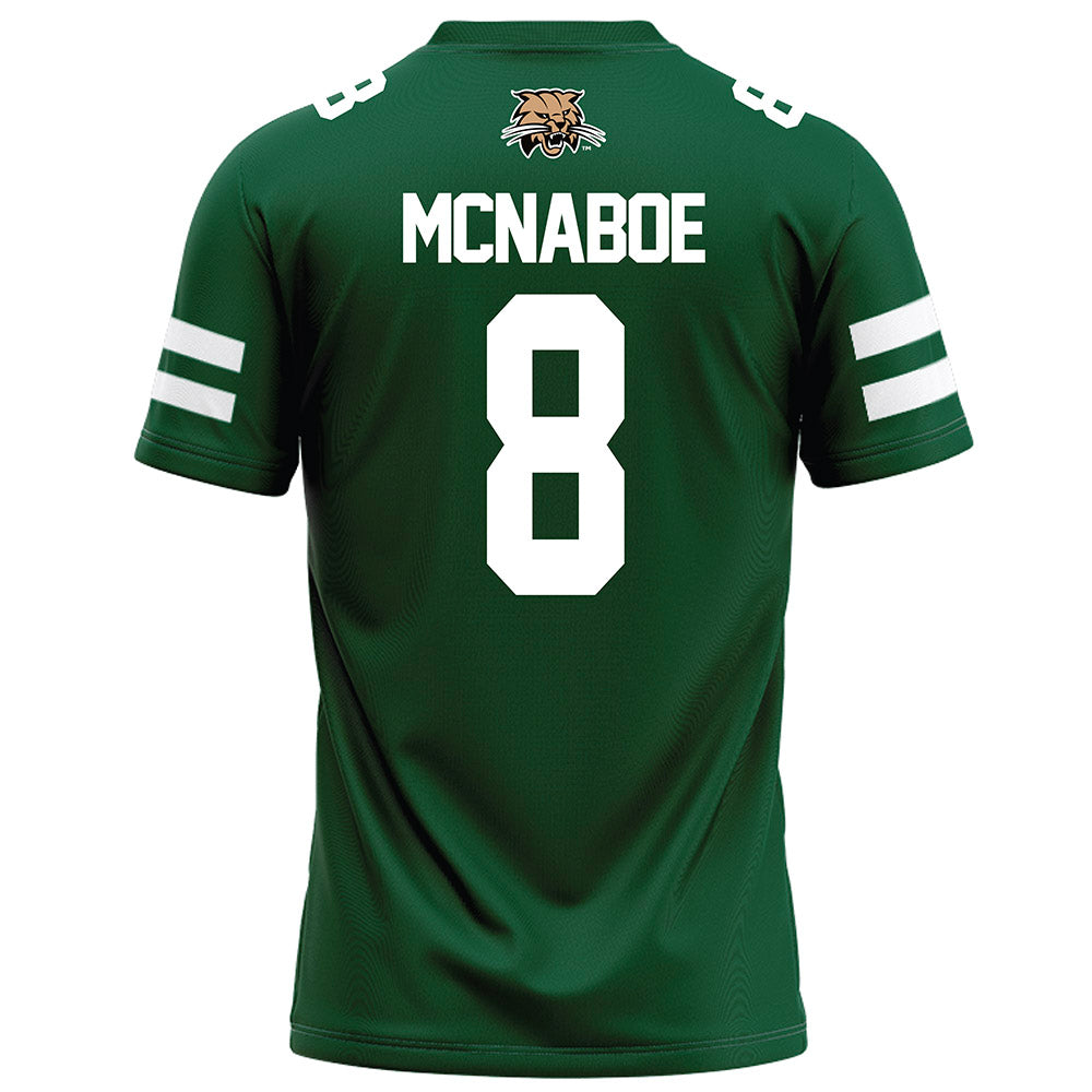 Ohio - NCAA Football : Ben McNaboe - Green Football Jersey