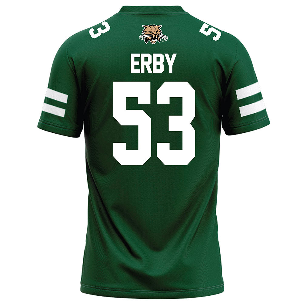 Ohio - NCAA Football : Andrew Erby - Green Football Jersey