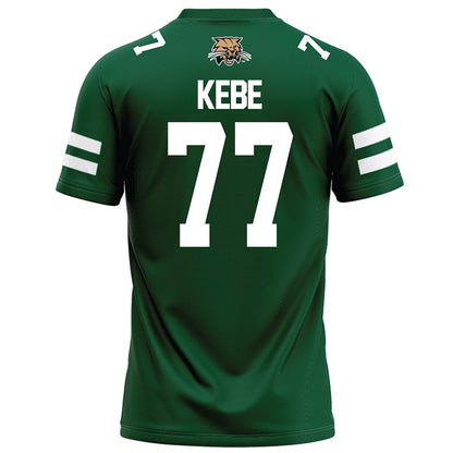 Ohio - NCAA Football : Ibrahim Kebe - Green Football Jersey-1