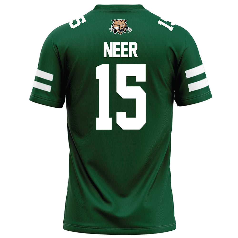 Ohio - NCAA Football : Riley Neer - Green Football Jersey-1