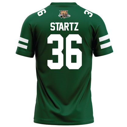 Ohio - NCAA Football : Parker Startz - Green Football Jersey