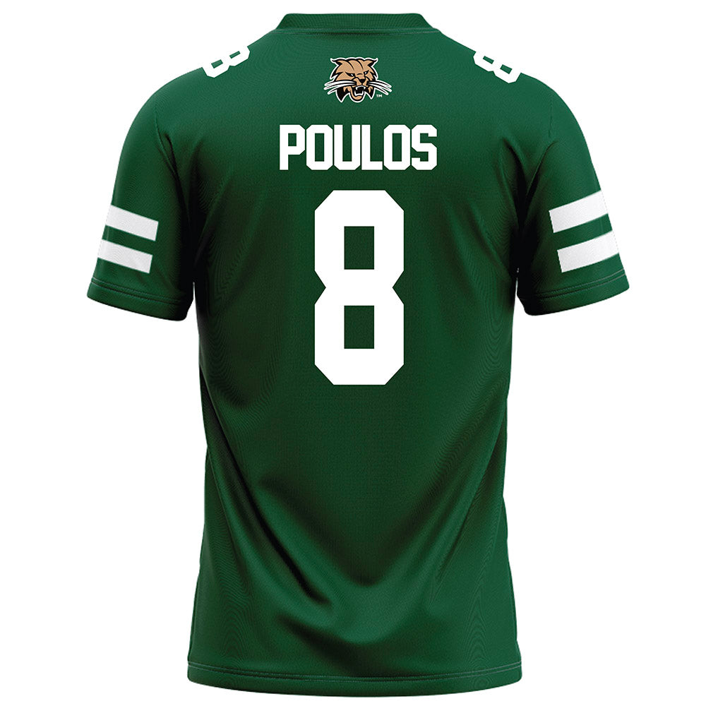 Ohio - NCAA Football : Nick Poulos - Green Football Jersey