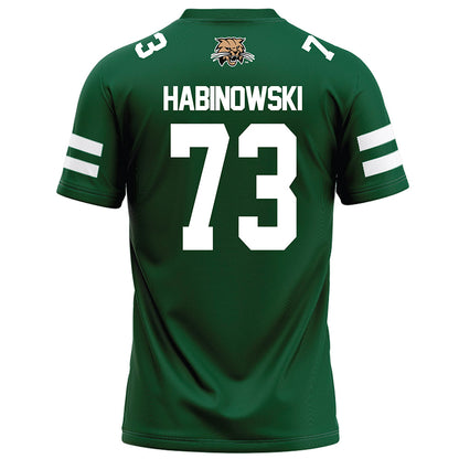 Ohio - NCAA Football : Joseph Habinowski - Green Football Jersey