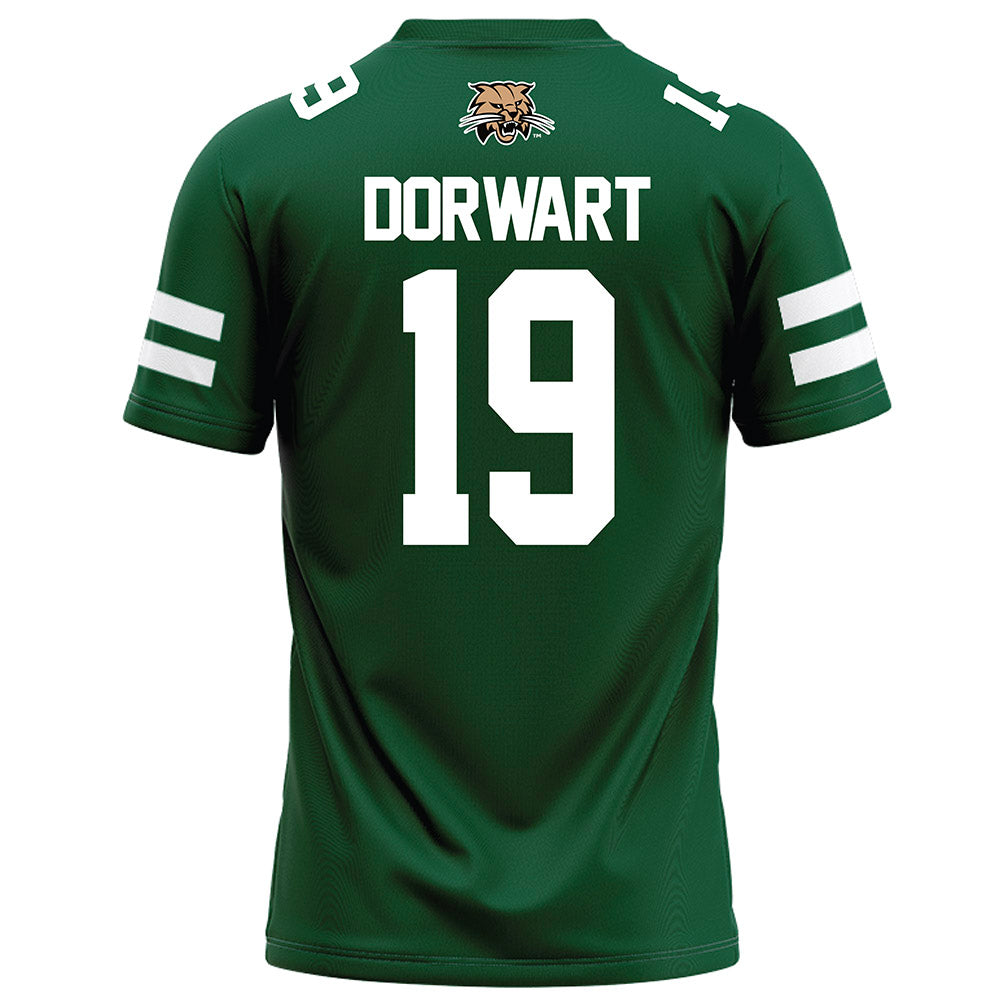 Ohio - NCAA Football : Dominic Dorwart - Green Football Jersey