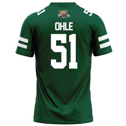 Ohio - NCAA Football : Maverick Ohle - Green Football Jersey-1