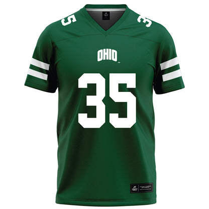 Ohio - NCAA Football : Shay Taylor - Green Football Jersey