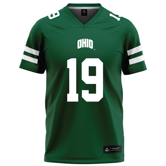 Ohio - NCAA Football : Bobby Miller - Green Football Jersey-0