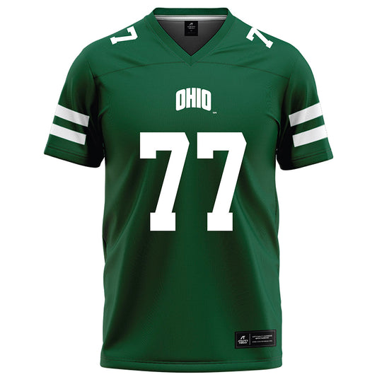 Ohio - NCAA Football : Jacob Dennison - Green Football Jersey