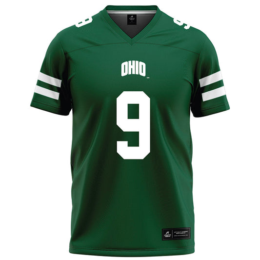 Ohio - NCAA Football : Blake Leake - Green Football Jersey