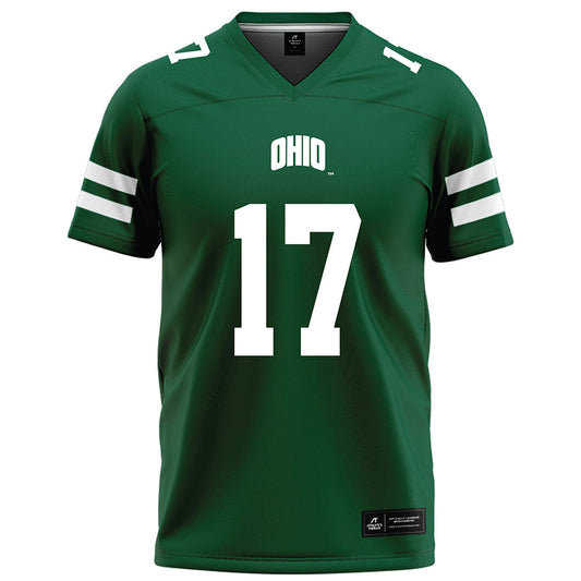 Ohio - NCAA Football : Caleb Chamberlin - Green Football Jersey-0