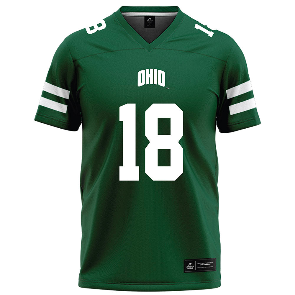 Ohio - NCAA Football : Bailey Russ - Green Football Jersey