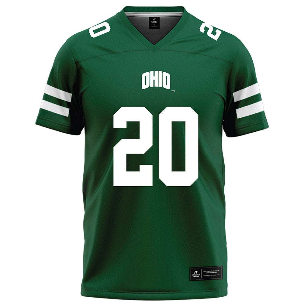 Ohio - NCAA Football : Kendall Bannister - Green Football Jersey