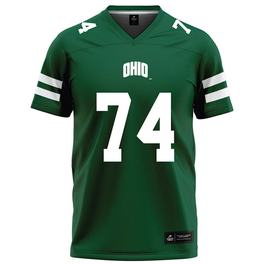 Ohio - NCAA Football : Tigana Cisse - Green Football Jersey