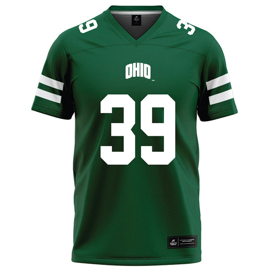 Ohio - NCAA Football : Colby Garfield - Green Football Jersey