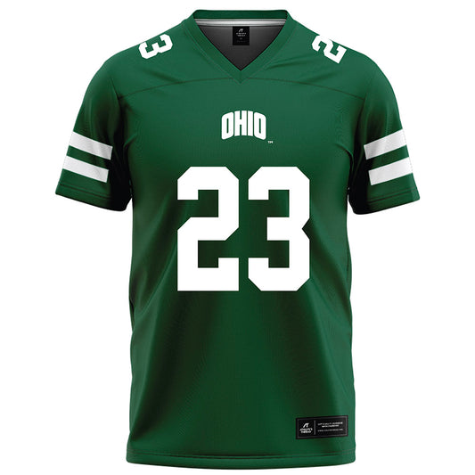 Ohio - NCAA Football : Riley Neer - Green Football Jersey