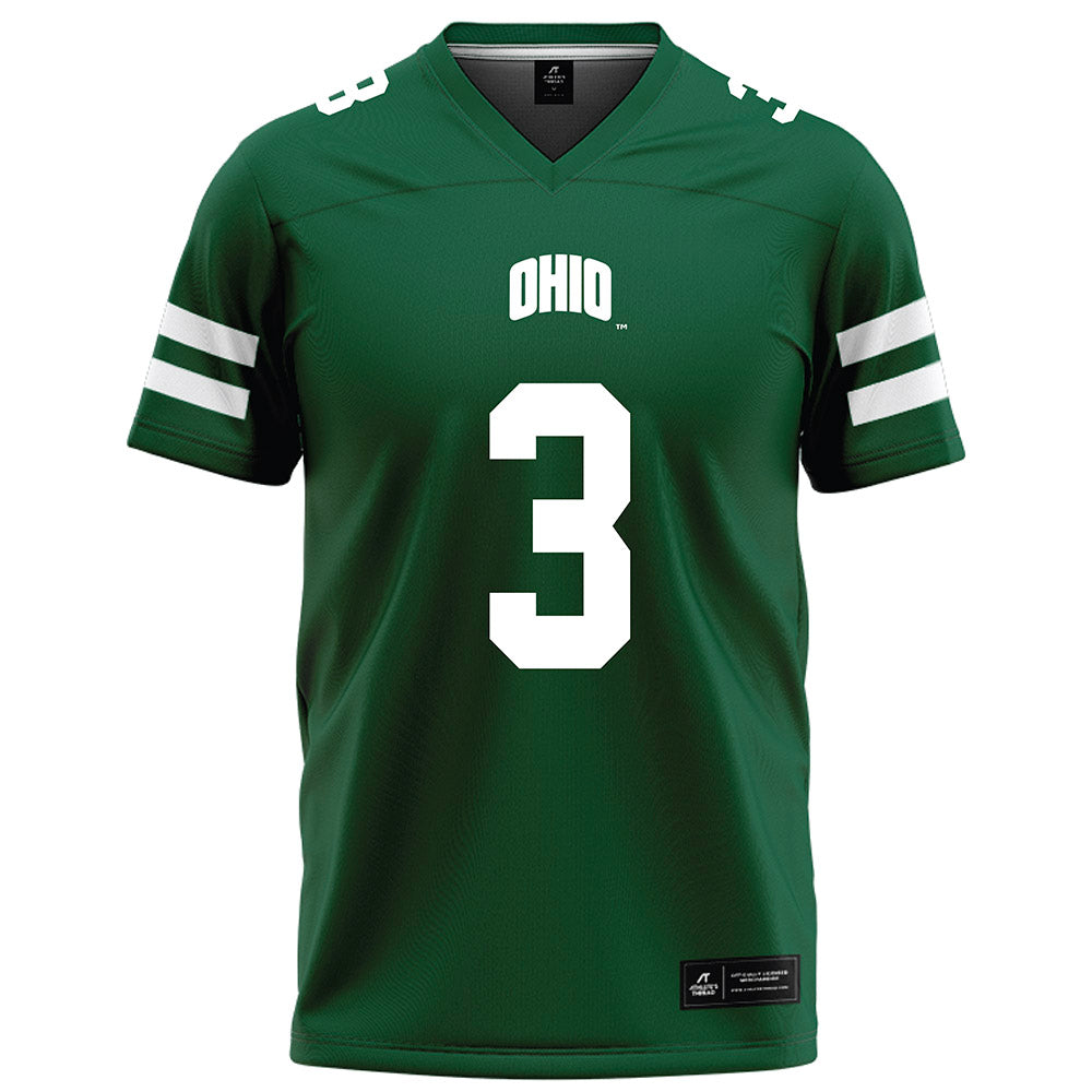 Ohio - NCAA Football : Max Rodarte - Green Football Jersey