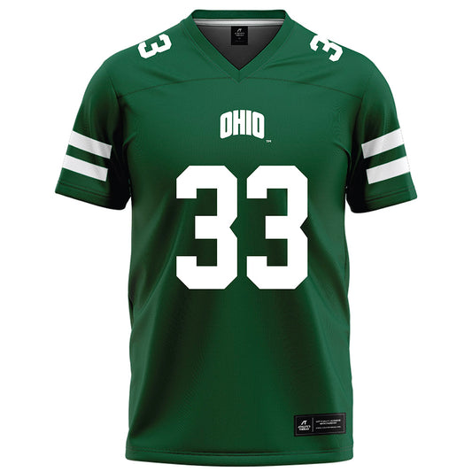 Ohio - NCAA Football : Jake Furtney - Green Football Jersey-0