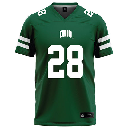 Ohio - NCAA Football : Rickey Hunt Jr - Green Football Jersey