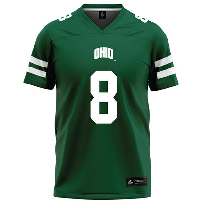 Ohio - NCAA Football : Nick Poulos - Green Football Jersey