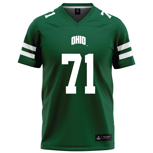 Ohio - NCAA Football : Aidan Johnson - Green Football Jersey